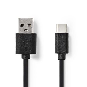 Nedis CCGP60600BK01 USB-kabel - 0,1 m - Zwart