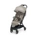 Foppapedretti Lichtgewicht kinderwagen Ciao, voor kinderen van 0-22 kg (0-4 jaar), 1-handsluiting, zelfstaande, verstelbare rugleuning, gedempte wielen, bagagedrager, aluminium frame, amandel