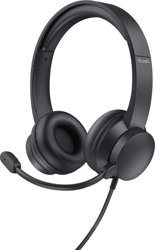 Trust HS-150 Headset Bedraad Hoofdband Kantoor/callcenter Zwart