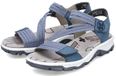 Rieker Dames Trekking Sandalen 68871-14 Blauw