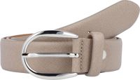 Vanzetti Leren Riem Classics 30mm Cambered Leather Belt W95 Taupe Grijs