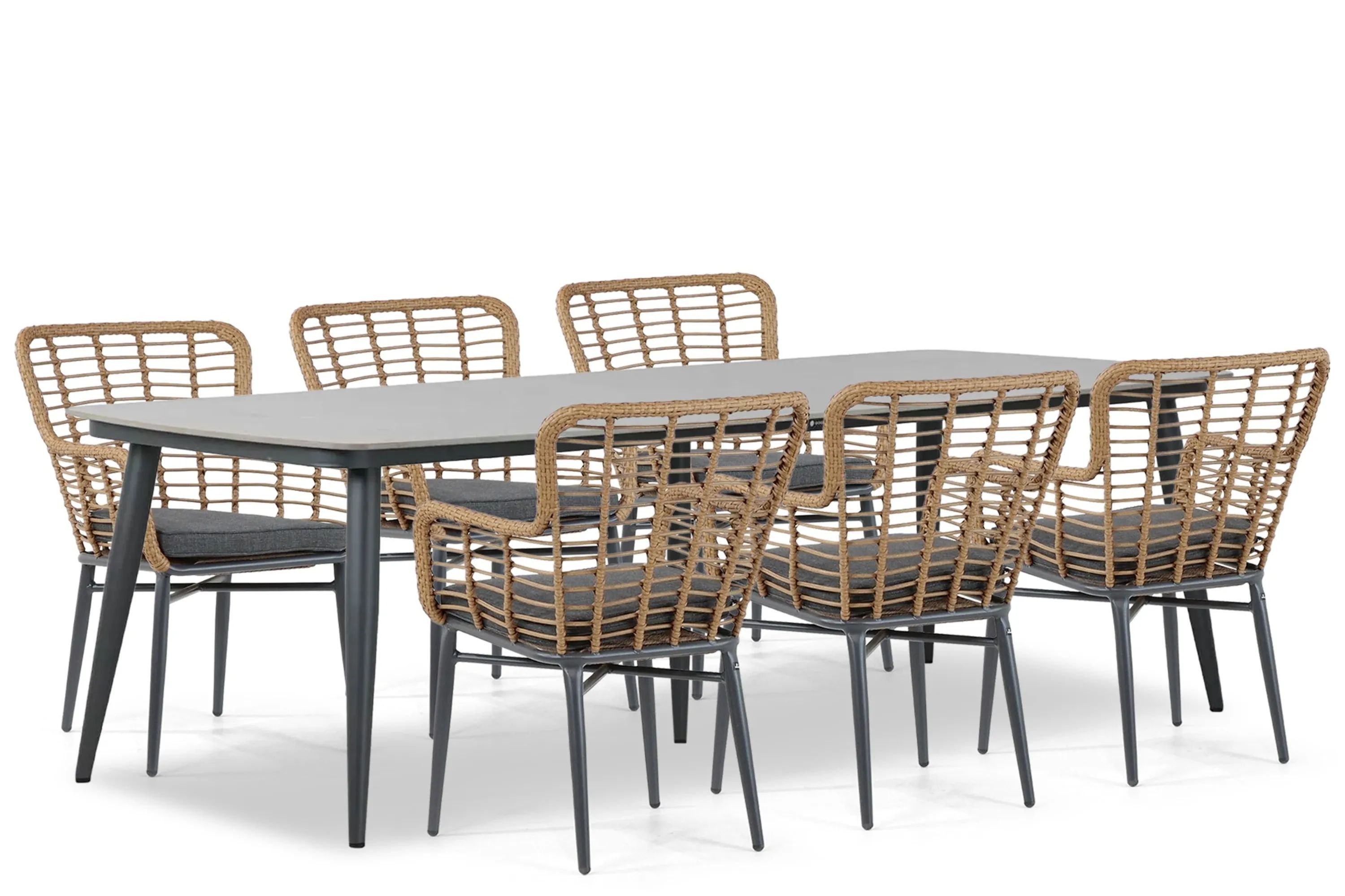 Lifestyle Garden Furniture Lifestyle Lifestyle Toledo/Vienna 240 cm dining tuinset 7-delig