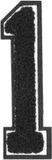Urban Classics Numbers Patch Zwart