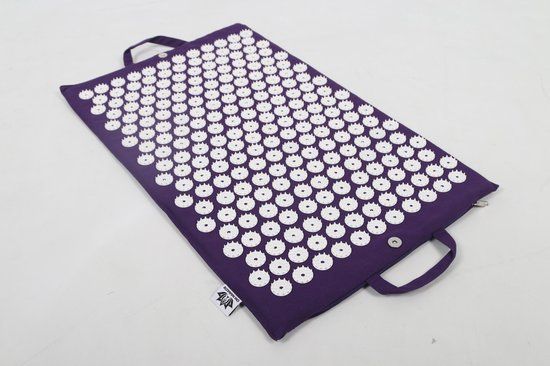 Om Namaste Spijkermat of Acupressuurmat - Paars