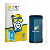 BROTECT Screenprotector 6 Stuks voor Doogee Fire 7 Pro Beschermglas transparant