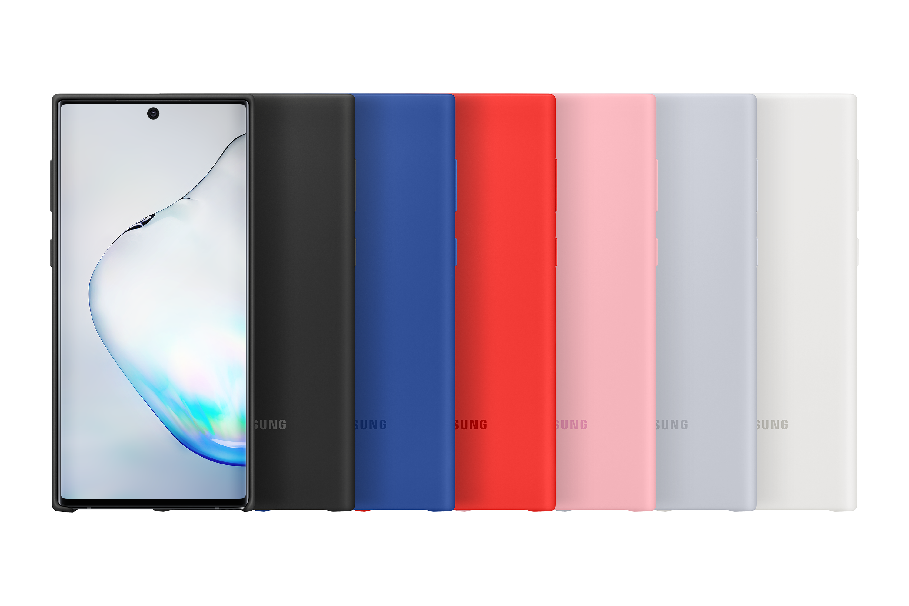 Samsung EF-PN970 Zilver Silicone Krasbestendig voor Galaxy Note10