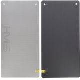 HMS Premium MFK07 Fitnessmat - 120x60cm - Antislip - EVA Schuim - Grijs/Zwart
