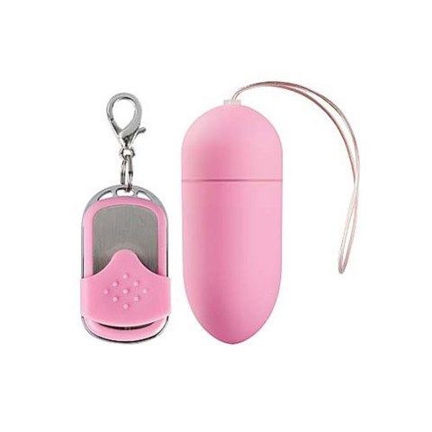 Shots Toys 10 Speed Remote Vibrating Egg Pink BIG - 8714273053299
