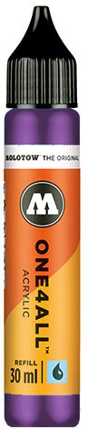 Molotow ONE4ALL - 30ml donkerpaarse navul Inkt op acrylbasis