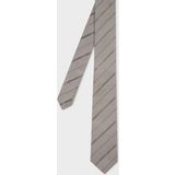 Paul Smith Cravate Texture Strp Gris