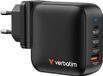 Verbatim Mini Gan 100W 3Xusb-C Pd 1Xusb-A Wandlader Voor Telefoons