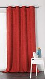Linder Paneel Gordijn met Oogjes, Polyester, Oranje, 140 x 260 cm