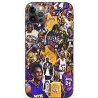 Maniacase Hoesje voor iPhone 14 Pro Max Kobe Bryant Alle Generaties Kampioen NBA
