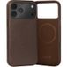 Apple Coque bumper en cuir pour iPhone 18 Pro / 17 Pro (compatible MagSafe) - Marron Foncé