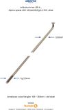 Alpina Spaken 296-14 ø2.00mm FG 2.3 RVS zilver (144 stuks)