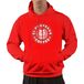 El Profesor Ultimate Cotton Fashion Casual Pullover Hoodie Sweatshirt voor heren, Rood, S
