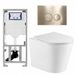 QeramiQ Dely Ensemble de toilettes - Geberit