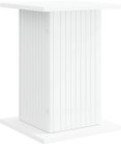 vidaXL Plantenstandaard Wit 30,5 x 30 x 43 cm Bewerkt Hout