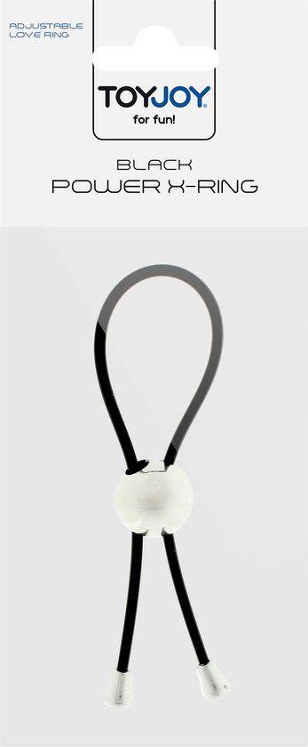 ToyJoy verstelbare penisring Power X ring black