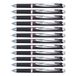 Pentel BLP77-BX EnerGel Xm Document met drukmechanisme Waterdicht, 12 stuks, rood