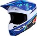 Alpinestars S-M3 Falcon Motocrosshelm Blauw/wit/zwart Maat S