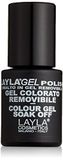 Layla Cosmetics Laylagel Polish Color Black 0.01L