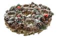 Nataluna Wood S. Tea-Light 4P 42cm 6165161, zoals foto, uniek