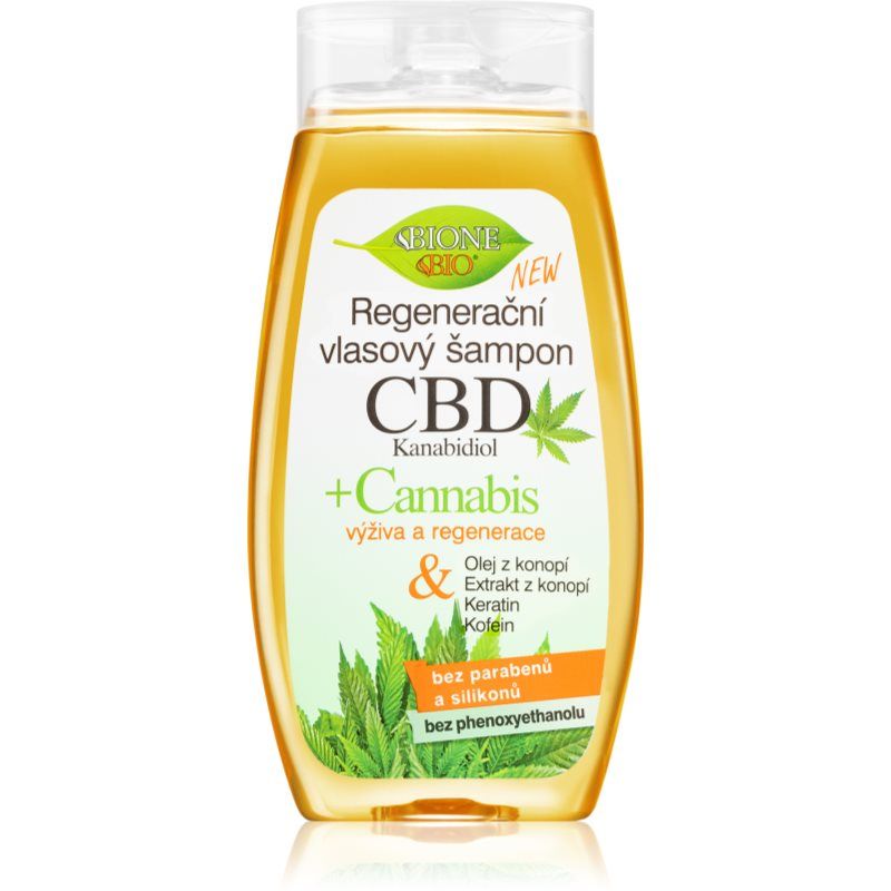 Bione Cosmetics Bol Cbd Kanabidiol Regenerační Výživný Šampon 260ml