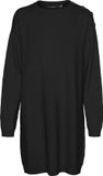 VERO MODA VMSABA LS O-NECK BUTTON DRESS GA - Dames - Mini jurken - S - Zwart