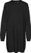 VERO MODA VMSABA LS O-NECK BUTTON DRESS GA - Dames - Mini jurken - S - Zwart