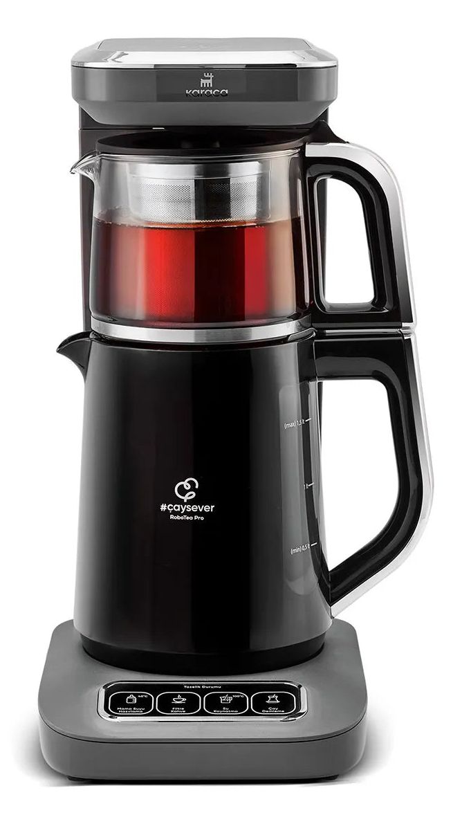 karaca concept Karaca Çaysever Robotea Pro 4-in-1 Theemaker - 2500W - Space Gray