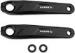 Shimano Unisex – volwassenen Steps zwengelarmset, zwart, 18 mm