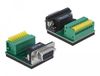 Delock Connecteur série RS232 9 broches SUB-D (f) - Bloc de jonction / bornier 9 broches