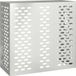 vidaXL Housse de protection pour climatiseur, argent, 110 x 50 x 105 cm, acier galvanisé
