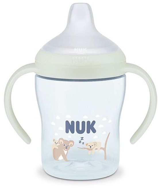 NUK drinkbeker Perfect Match Night Koala 150ml 6M+ glow-in-the-dark