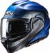 HJC F100 Reff Systeemhelm Blauw/zwart/zilver XL