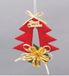 Euronatale Rode fluwelen boom 9x11cm AC-$ $