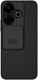 Nillkin CamShield Hoesje Geschikt voor Xiaomi Redmi 13 4G / Poco M6 - Back Cover met Camera Slider - Extra Camera Bescherming - Zwart
