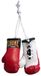Leone1947 Mini Bokshandschoenen Sleutelhanger Rood, Wit
