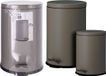 Excellent Houseware Set de poubelles à pédale 20L & 5L Bronze
