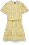 VERO MODA VMTRINE SS SHORT LACE DRESS WVN NOOS Dames Mini jurk Pale Banana L