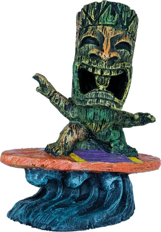 Superfish Deco Tiki Surfer - Aquarium Ornament - 15x10x15 cm