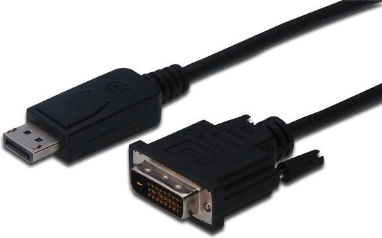 Digitus AK-340301-030-S video kabel adapter 3 m DisplayPort DVI-D Zwart
