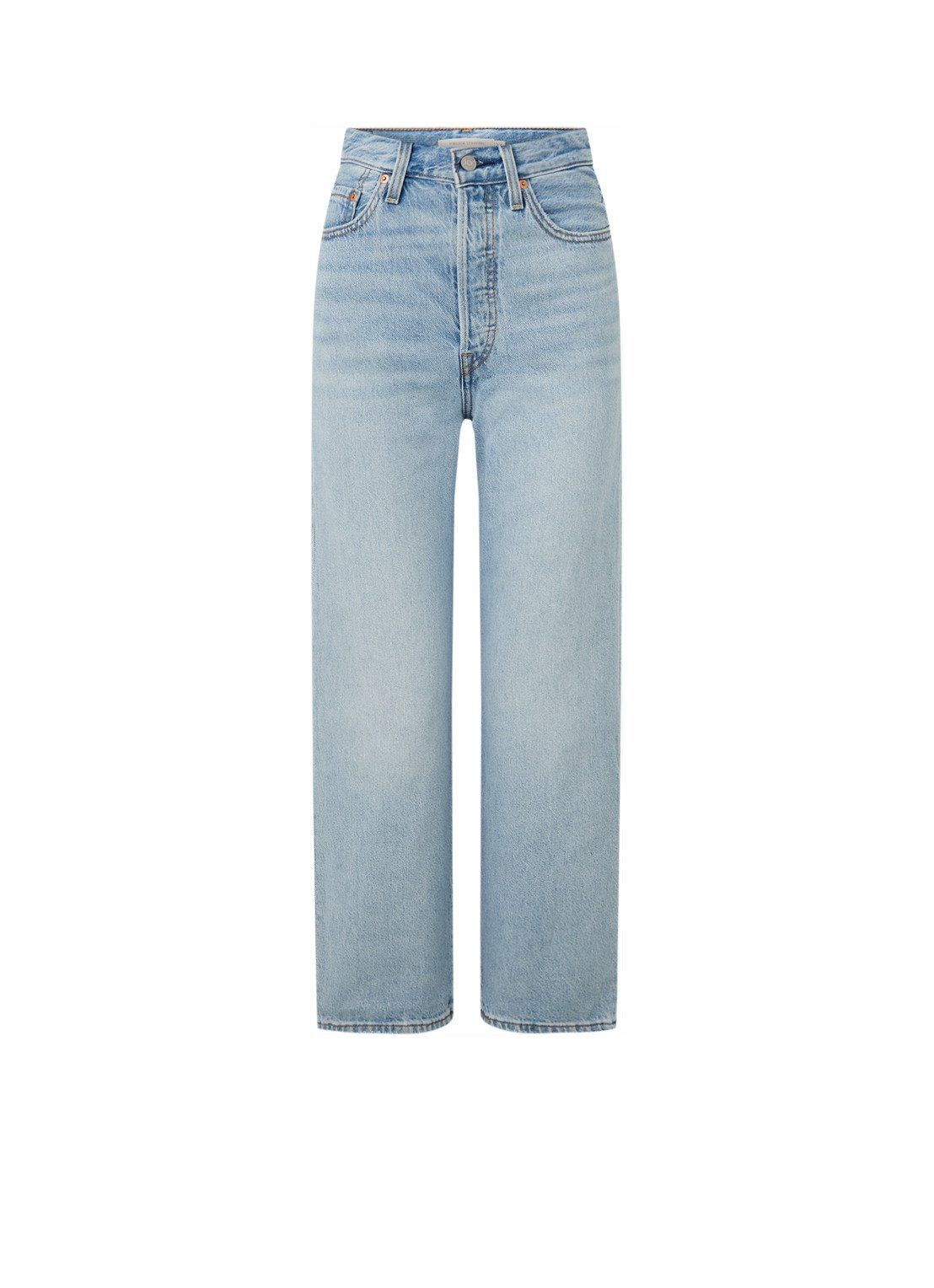 Levi's Ribcage high waist straight fit jeans met lichte wassing - 5400898294232