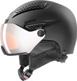 UVEX hlmt 600 Visor Helmet, black mat 55-57cm 2019