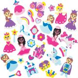 Baker Ross Prinses Stickers van Foam (120 stuks)