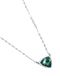 UNOde50 Ketting | hanger | legering van metalen | 18 karaat verguld | schakels | veelkleurig driehoekig kristal | handgemaakte sieraden | gemaakt in Italië