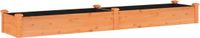 vidaXL Plantenbak verhoogd met voering 240x45x25 cm vurenhout bruin