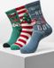 Urban Classics Ho Ho Ho Christmas 3-Pack Sokken - 43/46 - Multicolours