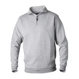Top Swede 0102-06-09 Model 0102 Zip sweatshirt, lichtgrijs gemêleerd, maat XXXL